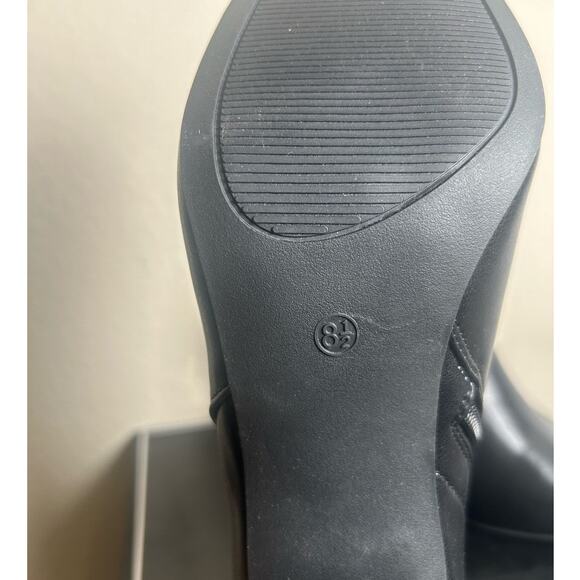 NEW MIA Carla Booties Women’s Size 8.5 Boots Black Chunky Heel Fall Winter Vegan - Picture 11 of 16